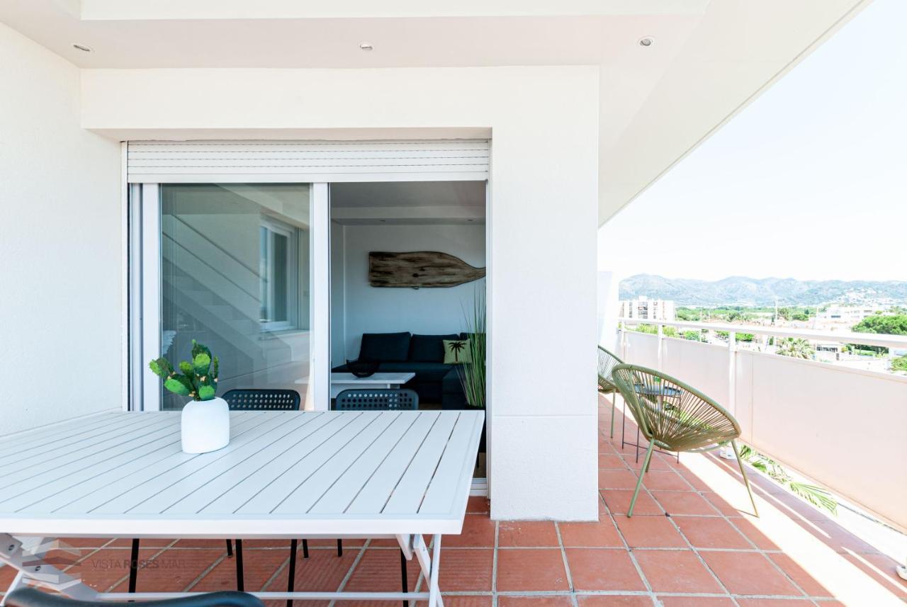 Vista Roses Mar - Apartamento Con Piscina II Exterior foto